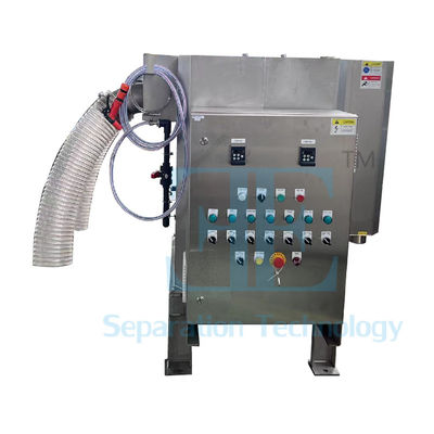 सूखी स्लड स्क्रू प्रेस 24kg/H-40kg/H डिवाटरिंग स्क्रू प्रेस मशीन