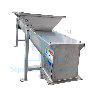 0.8m3/H-12m3/H स्क्रू प्रेस डिवाटरिंग 0.4kw शाफ्ट स्लड डिवाटरिंग प्रेस