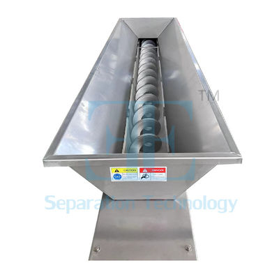 0.8m3/H-12m3/H स्क्रू प्रेस डिवाटरिंग 0.4kw शाफ्ट स्लड डिवाटरिंग प्रेस