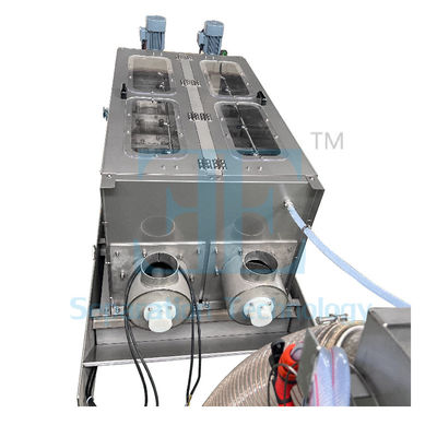 0.8m3/H-12m3/H स्क्रू प्रेस डिवाटरिंग 0.4kw शाफ्ट स्लड डिवाटरिंग प्रेस