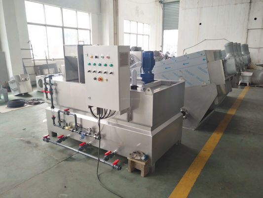 SUS304/316/316L रासायनिक खुराक प्रणाली स्वचालित PAM बहुलक खुराक उपकरण
