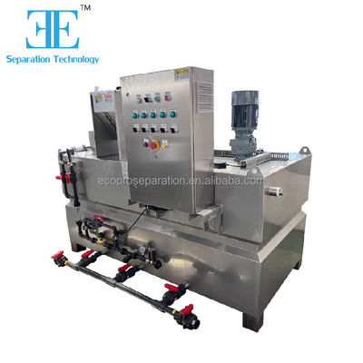 श्नाइडर नियंत्रण पॉलिमर खुराक प्रणाली 0.75kw भंडारण हलचल के साथ