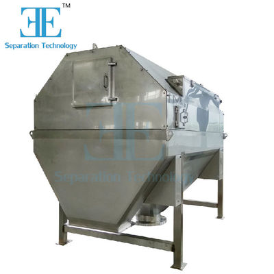 0.75kw आंतरिक रूप से खिलाया गया रोटरी ड्रम स्क्रीन अपशिष्ट जल उपचार के लिए 1000Kg वजन