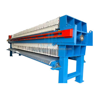 2.2kw 6m2 फिल्टर प्रेस Wwtp अपशिष्ट जल उपचार में फिल्टर प्रेस 2200*700*900 मिमी