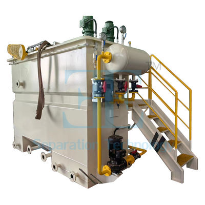 7600*2800*2260mm स्किमर 0.8kw और वैकल्पिक रासायनिक खुराक प्रणाली के साथ भंग हवा फ्लोटेशन