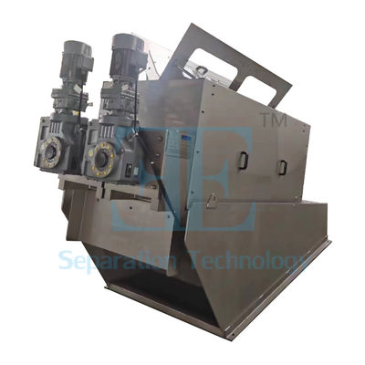 औद्योगिक स्क्रू प्रेस कीचड़ निर्जलीकरण मशीन 10-150m3/घंटा